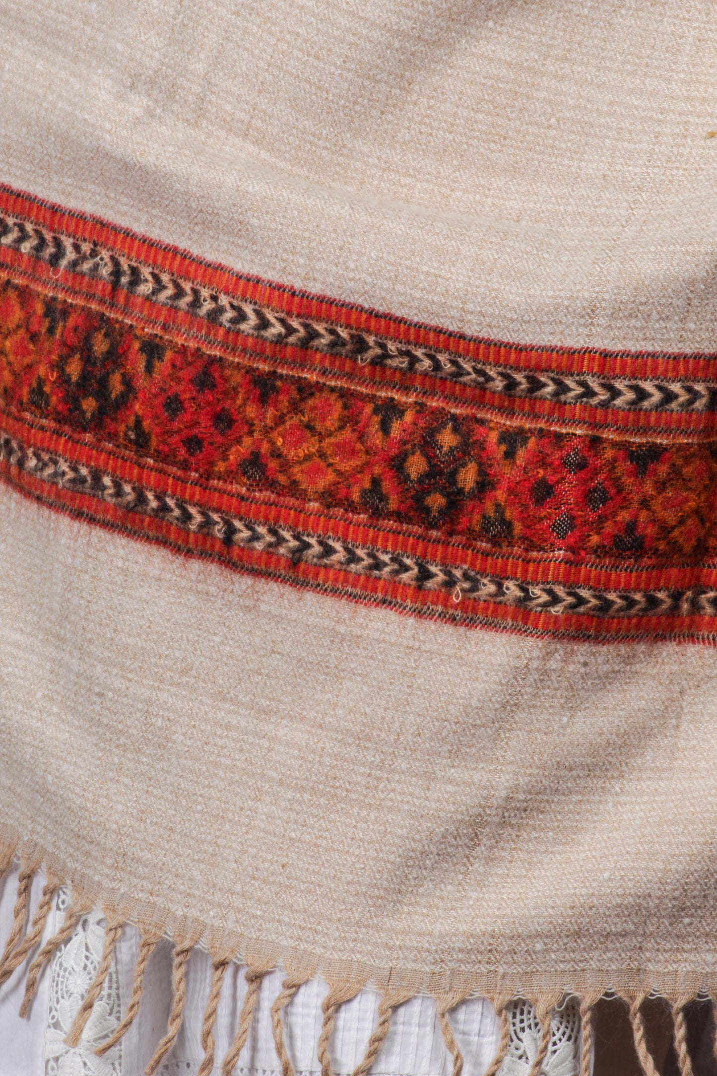 Tibetan Shawl – Luxury Kashmiri Hand Embroidery Wrap