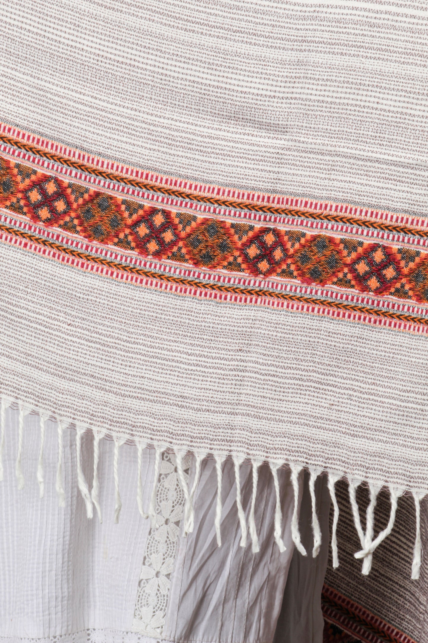 Tibetan Shawl: Timeless Hand-Embroidered Kashmiri Treasure