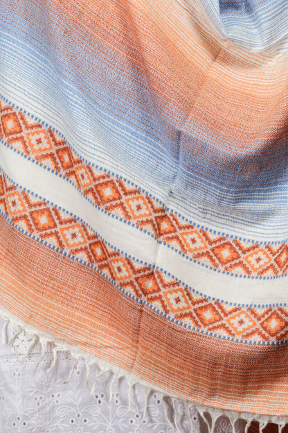 Tibetan Shawl: Heritage Hand-Embroidered Kashmiri Beauty