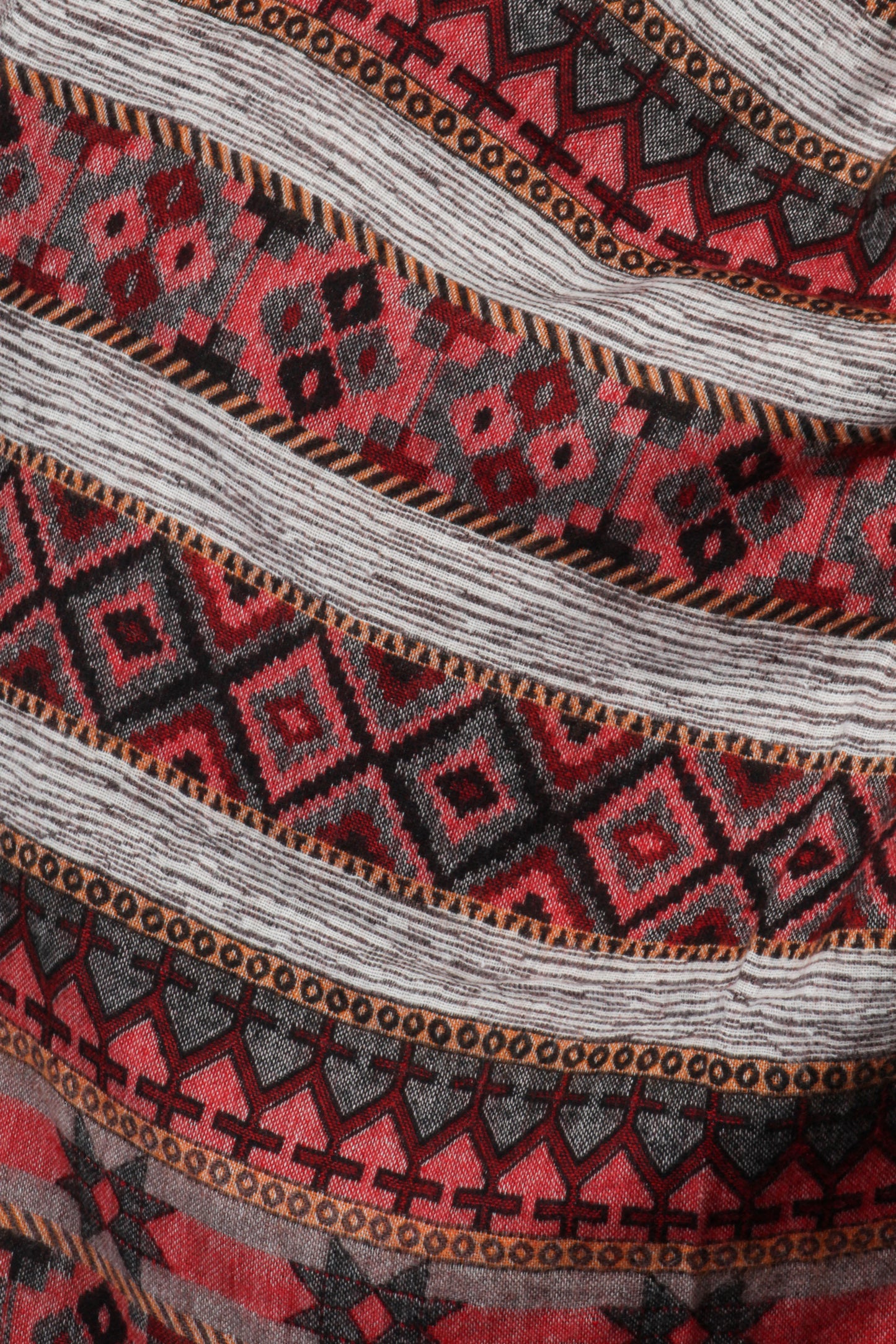Tibetan Shawl: Graceful Kashmiri Hand-Embroidered Design