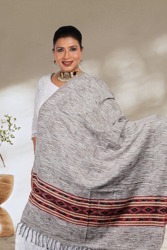 Tibetan Shawl – Luxurious Hand-Embroidered Shawl, Soft Woolen Fabric with Rich Tibetan Heritage