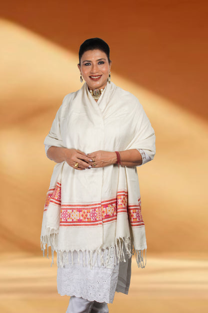 Tibetan Shawl – Exquisite Hand-Embroidered Craftsmanship, A Cultural Masterpiece in Fine Fabric