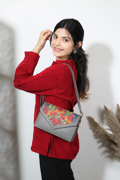 Weaving Mystery: Premium Hand-Embroidered Handbag for women`s  – Timeless Elegance Redefined