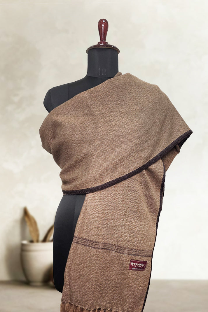 Brown Loyi Shawl for Men – Premium Winter Warmth