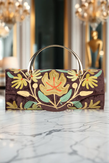 Duffle Bag – Colorful Hand-Embroidered Mini Duffle for a Vibrant Look