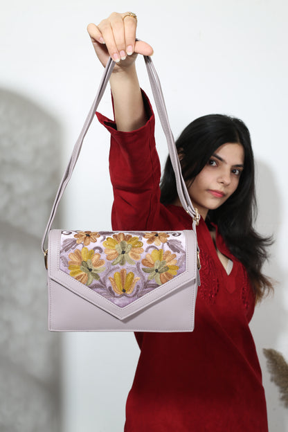 Weaving Mystery: Premium Hand-Embroidered Handbag for women`s  – Timeless Elegance Redefined