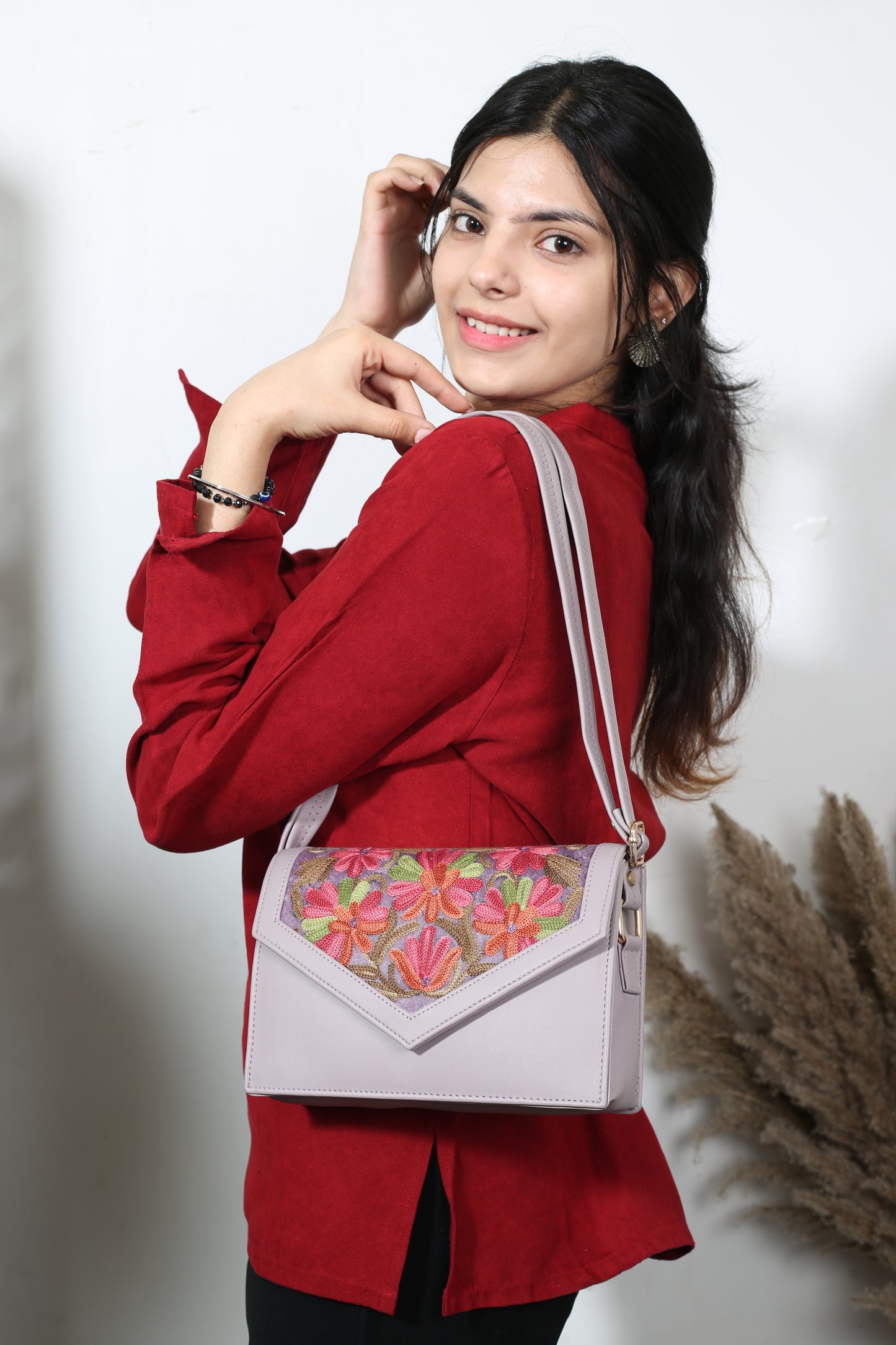 Exquisite Hand-Embroidered Sling Bag | Perfect for Any Occasion