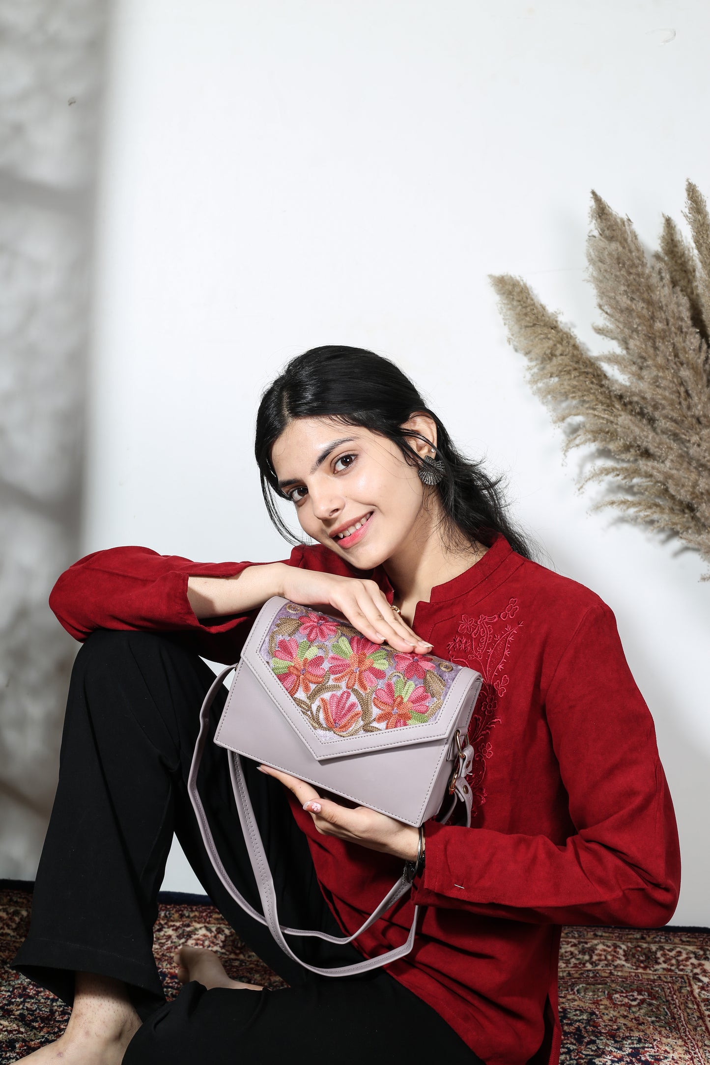 Exquisite Hand-Embroidered Sling Bag | Perfect for Any Occasion