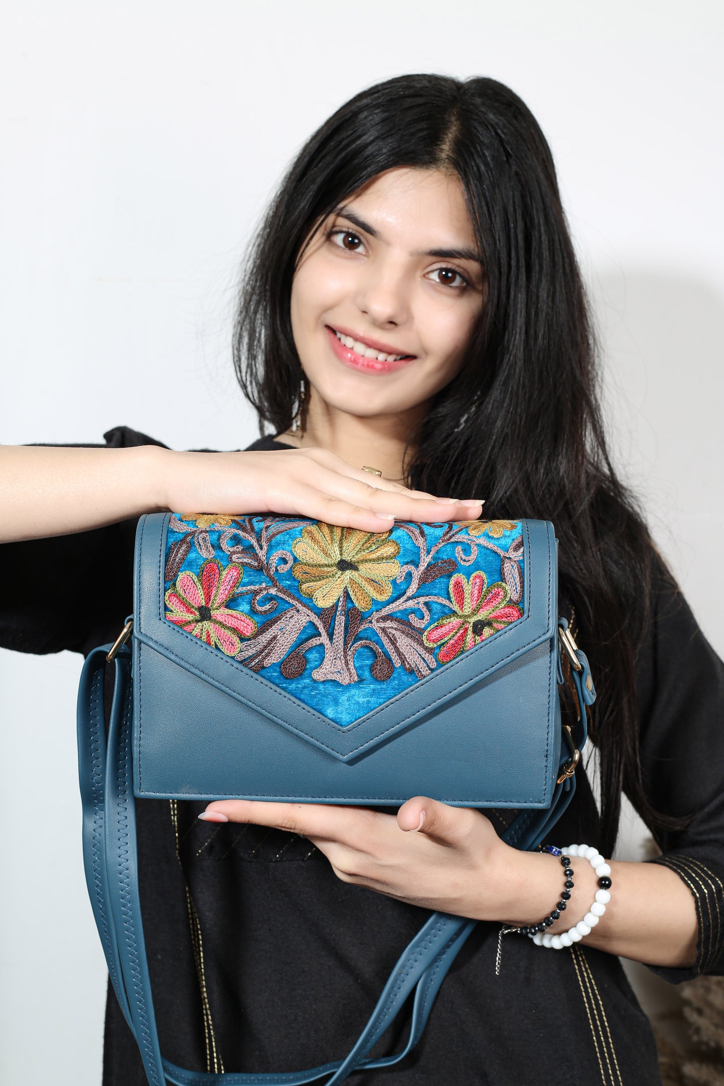 Valley Charm Kashmiri Sling Bag – Premium Design