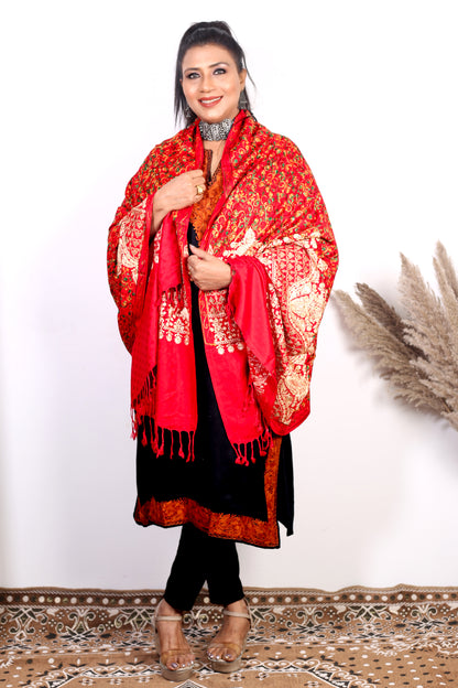 Wedding Shawl – Timeless Kashmiri Shawl with Elegant Hand Embroidery