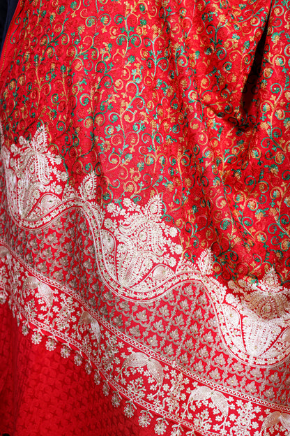 Wedding Shawl – Timeless Kashmiri Shawl with Elegant Hand Embroidery