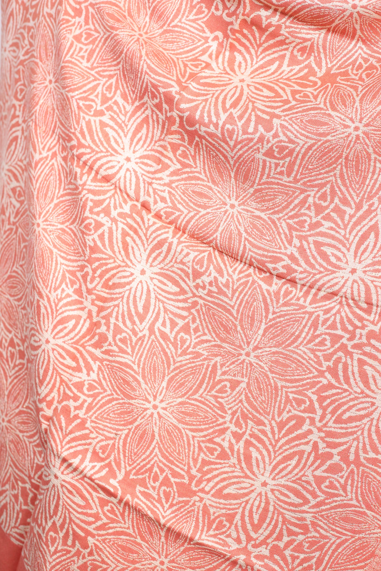 Burnt Orange Zari Stole – Premium Silk Wrap with Stunning Gold Thread Detailing