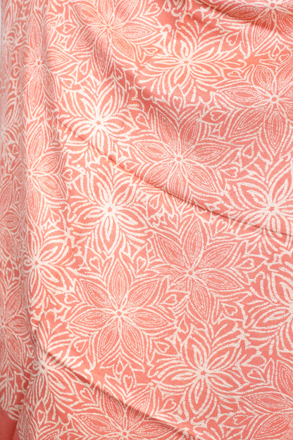 Burnt Orange Zari Stole – Premium Silk Wrap with Stunning Gold Thread Detailing