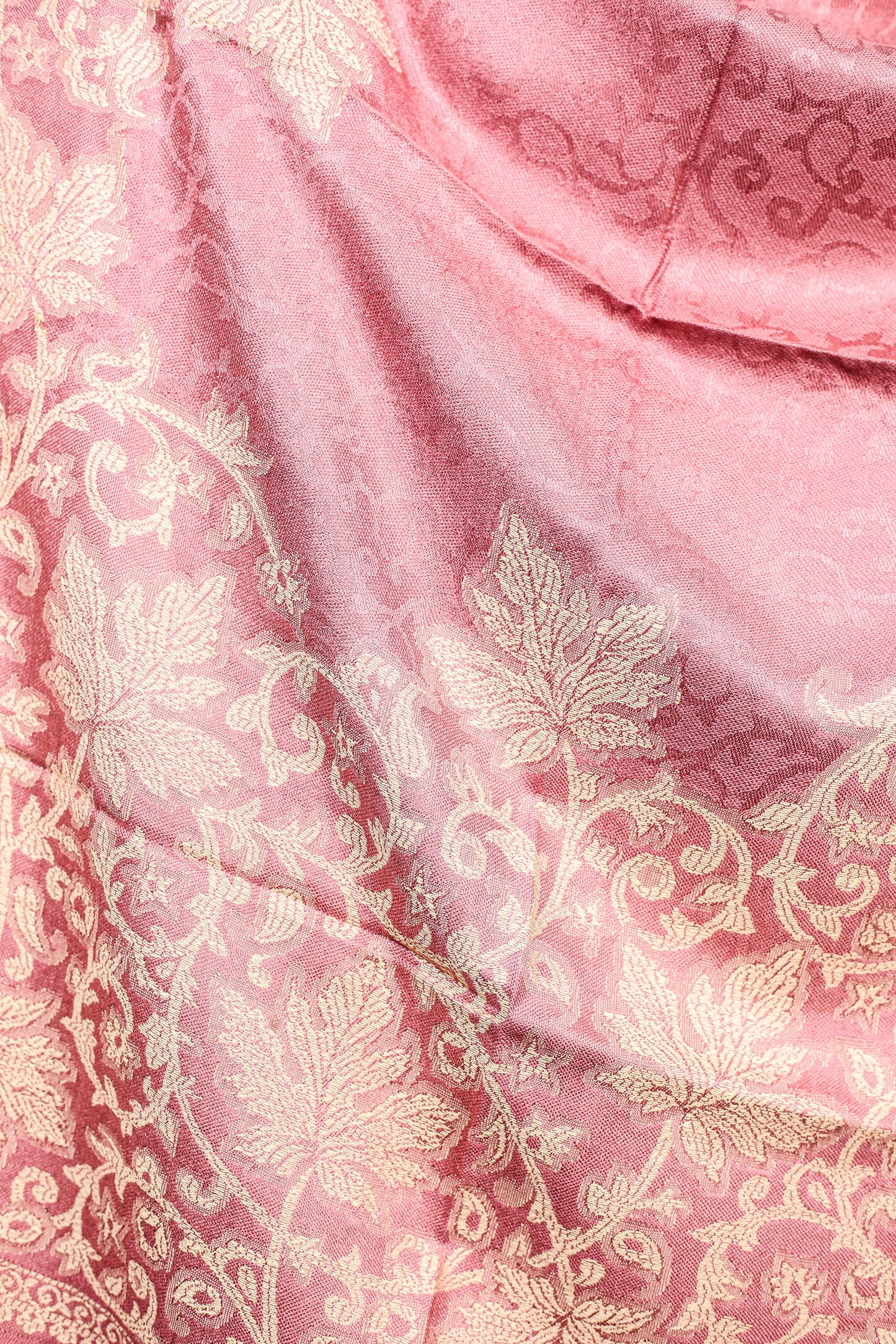 Regal Grace: Handcrafted Kashmiri Zari Stole – Weaving Mystery Collection