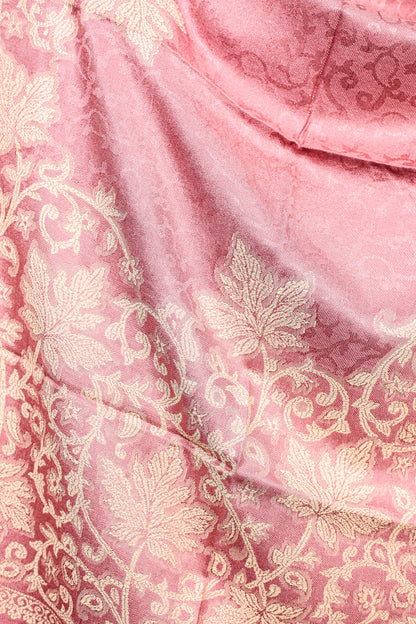 Regal Grace: Handcrafted Kashmiri Zari Stole – Weaving Mystery Collection