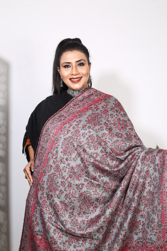 Royal Pashmina Shawl Kaani Zari Ethnic Shawl