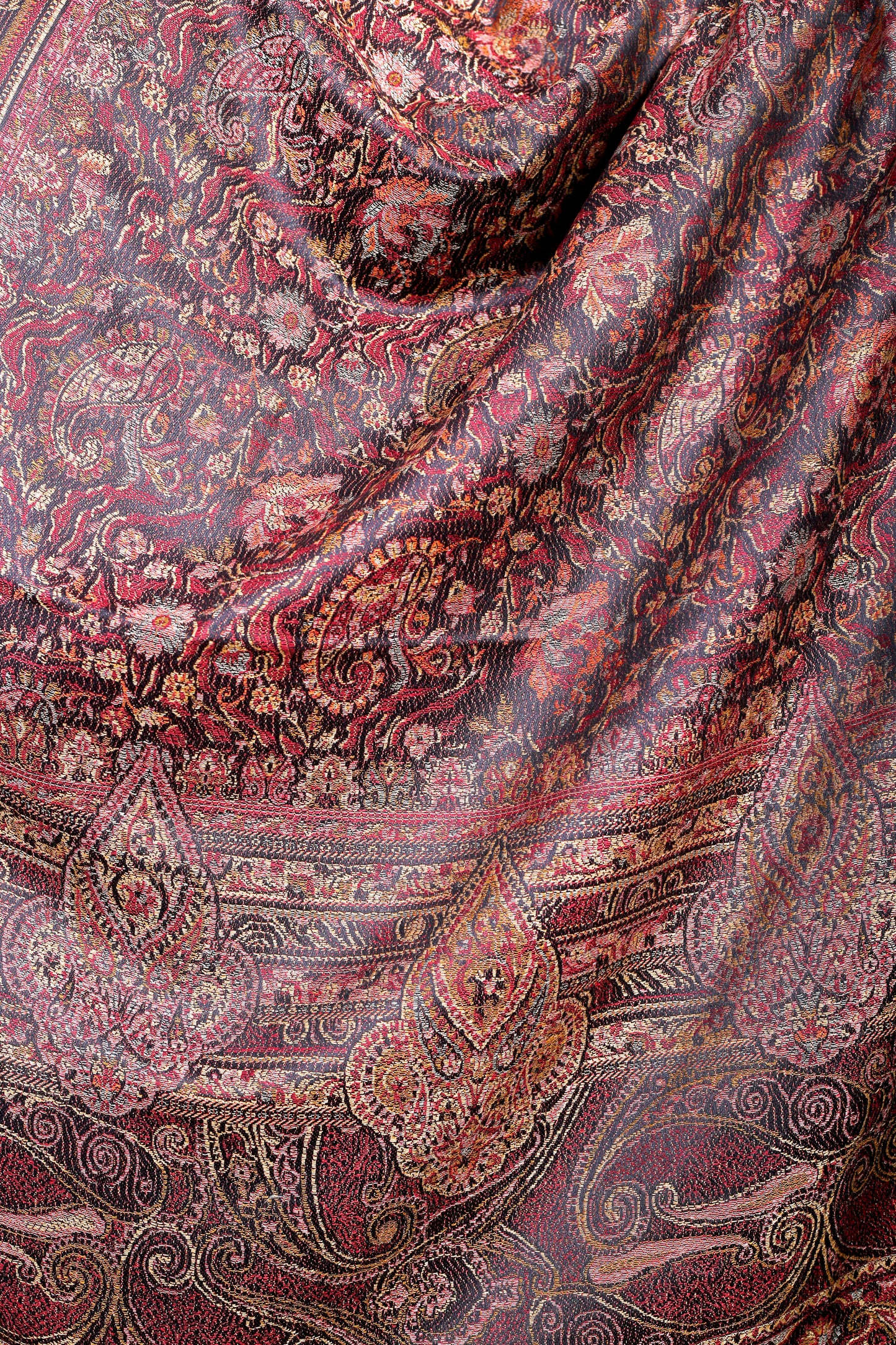 Elegant Handwoven Kashmiri Kaani Shawl  – Weaving Mystery Collection