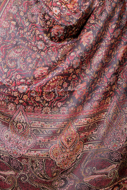 Elegant Handwoven Kashmiri Kaani Shawl  – Weaving Mystery Collection