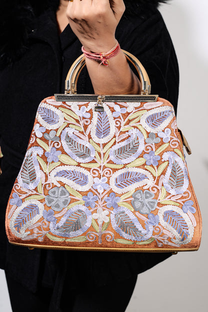 Embrace Tradition with Weaving Mystery’s Kashmiri Embroidered Trl Bag