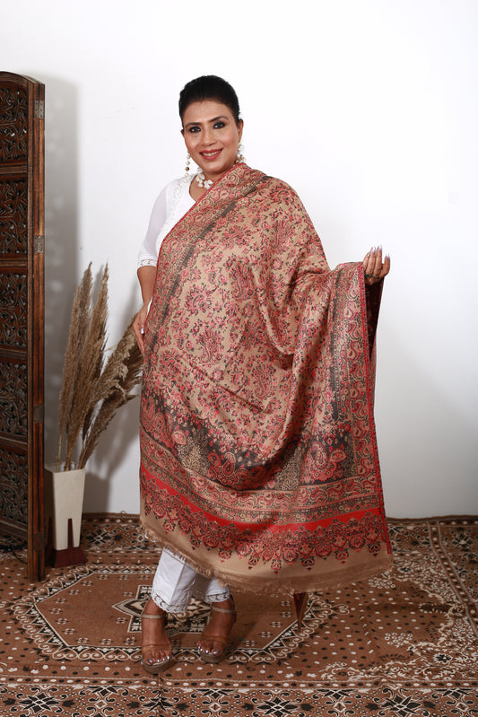 Royal Pashmina Shawl Kaani Zari Ethnic Shawl