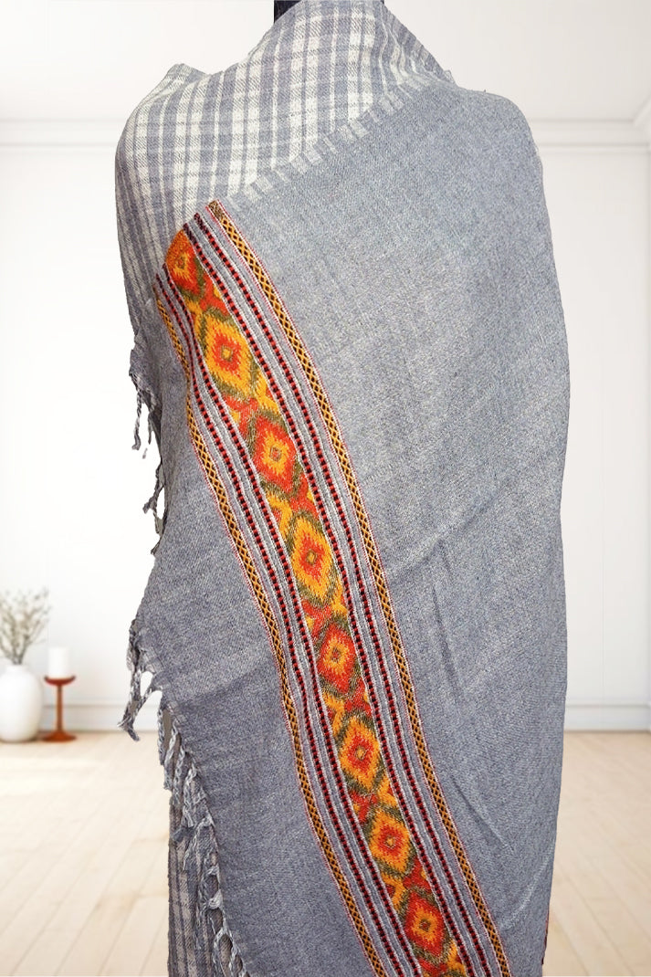 Men's Loyi Shawl(2.5mtrs) – Classic Wool with Reviewal Touch