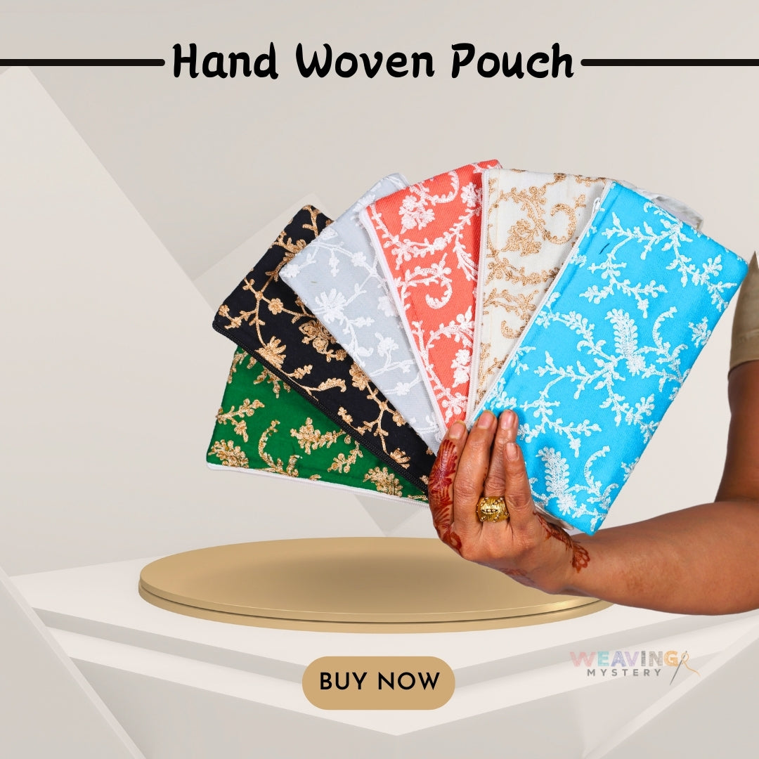 FREE Hand Woven Pouch of Worth 599 On purchase of any Handbag