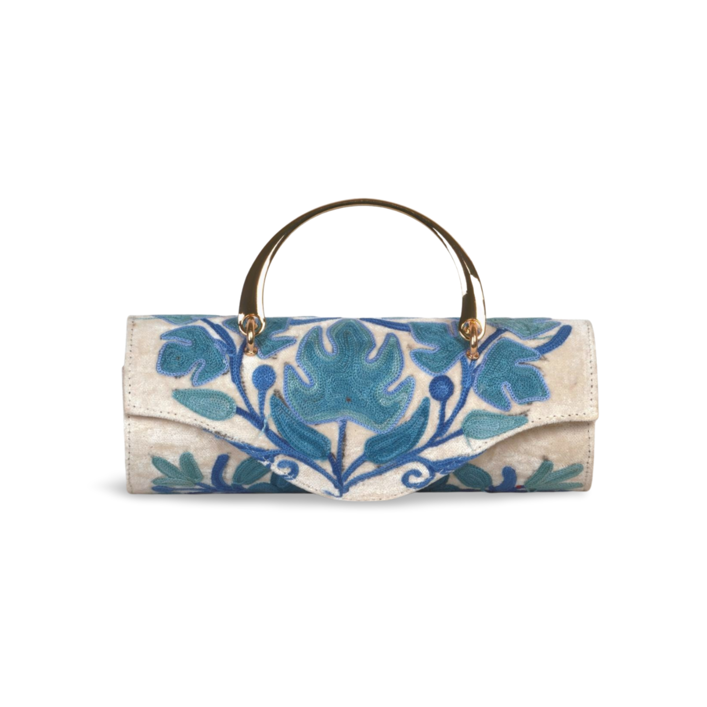 Duffle Bag – Hand-Embroidered Mini Duffle Bag for Colorful Adventures