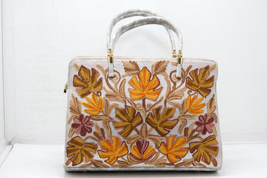 Artisan Stitches Embroidered Handbag