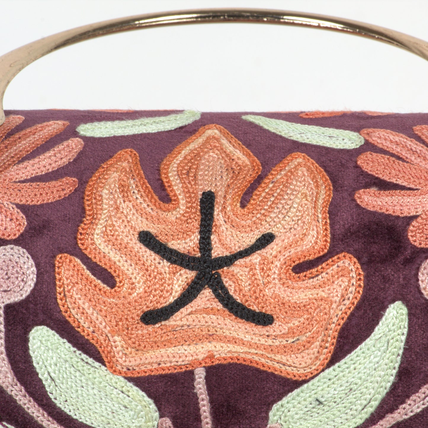 Mini Duffle Bag Adorned with Luxurious Kashmiri Embroidery – Perfect for Every Occasion