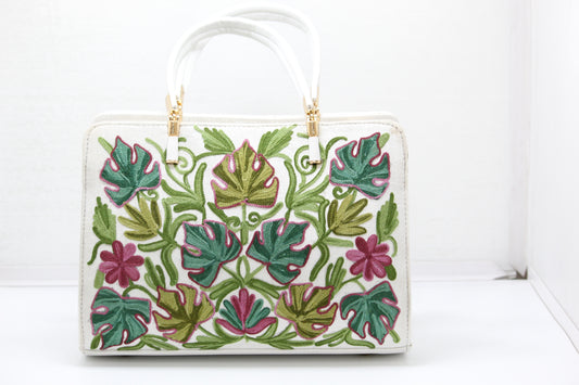 Ornate Threads Embroidered Handbag