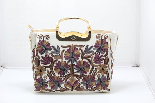 Artful Threads Embroidered Handbag