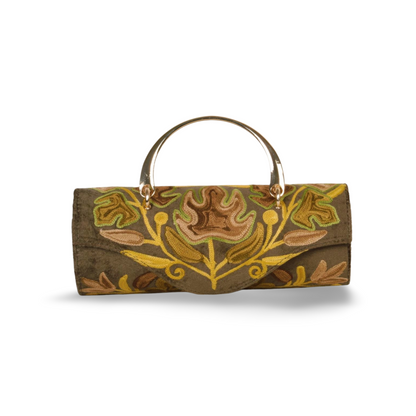 Timeless Artisan Duffle |  Handmade Embroidered Carry-On Duffle Minibag| Artisan Handcrafted