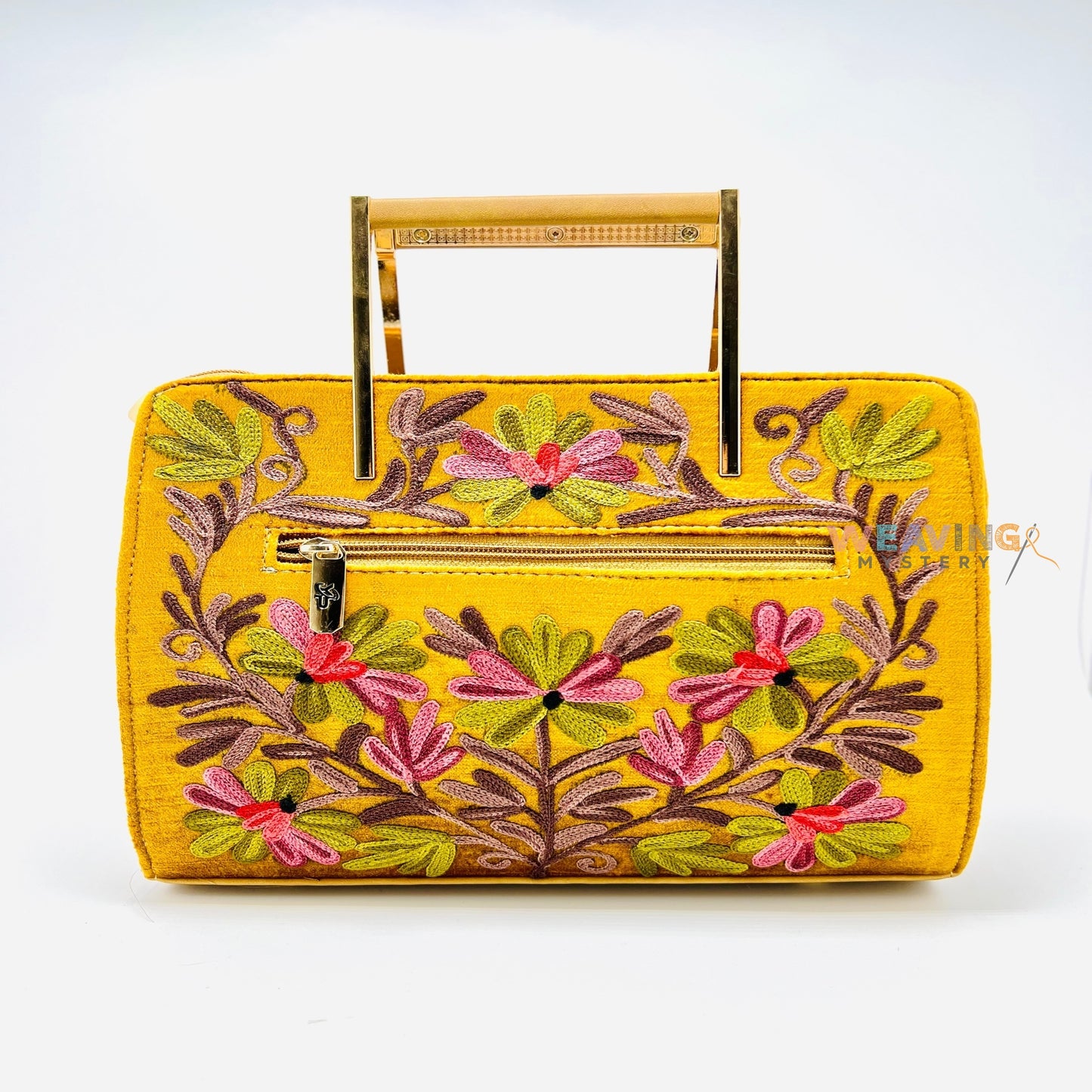 Eternal Elegance: Embroidered Handbag