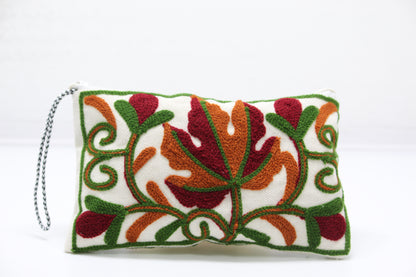 Pouch Perfection: Handmade Embroidered Pouch