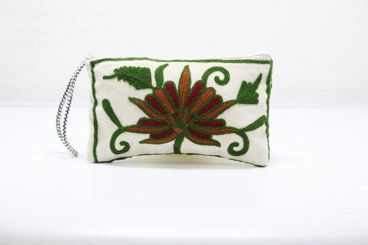 Luxe Pouch: Handmade Embroidered Pouch