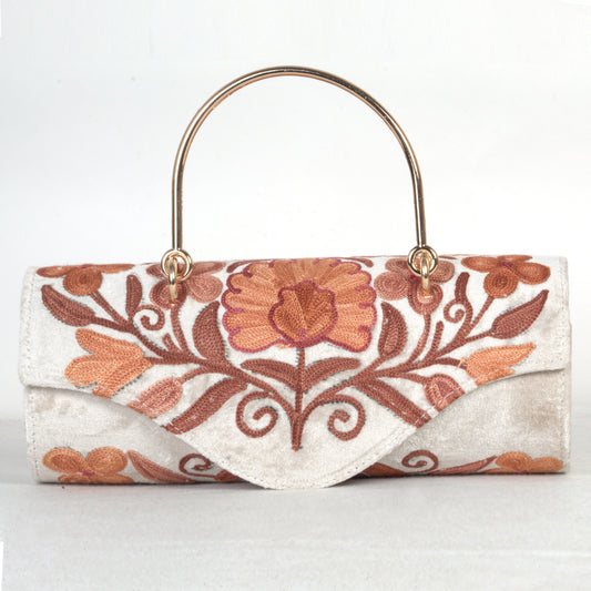 Kashmiri Heritage Mini Duffle Bag – Hand-Embroidered Elegance, Premium Craftsmanship