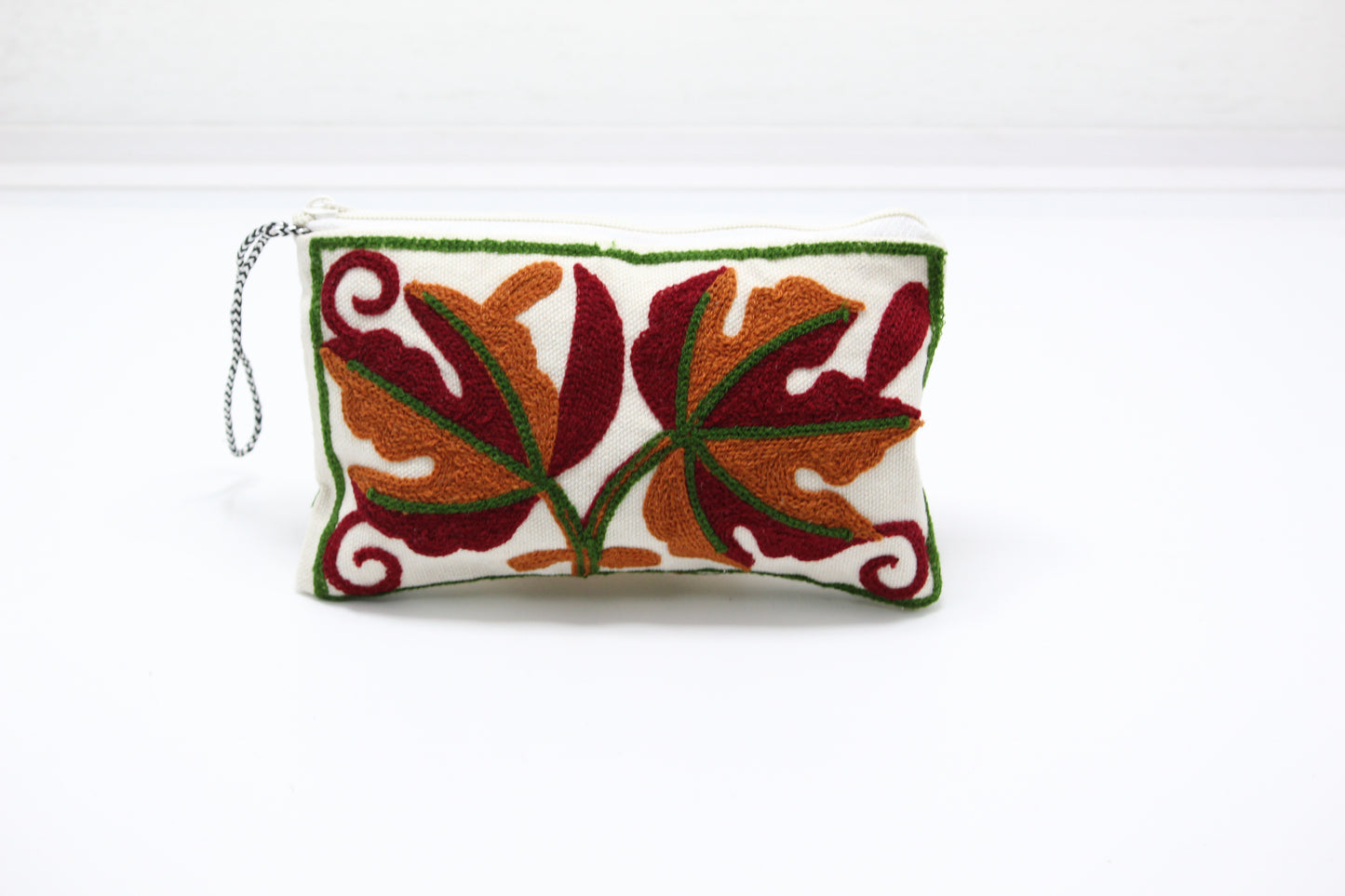 Sleek Pouch: Handmade Embroidered Pouch