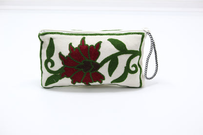 Clutch Pouch: Handmade Embroidered Pouch