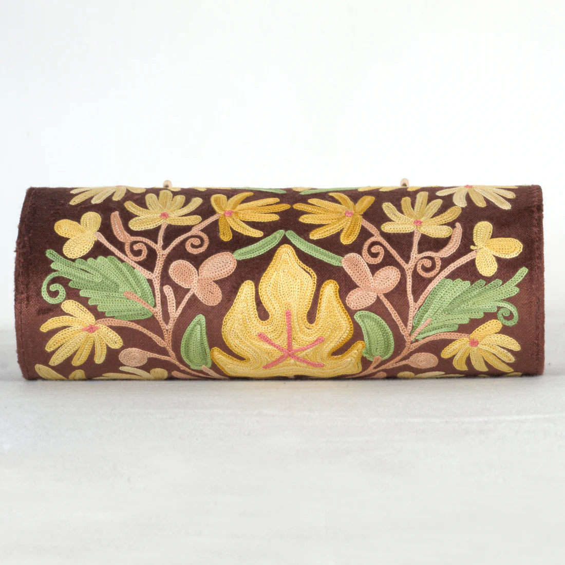 Mini Duffle & Sling Bag Combo – Elegant Hand-Embroidered Floral Set