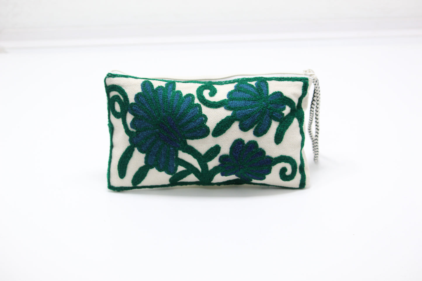 Pouch Charm: Handmade Embroidered Pouch