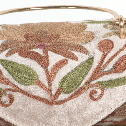 Kashmiri Hand-Stitched Mini Duffle Bag – A Masterpiece of Art and Craftsmanship