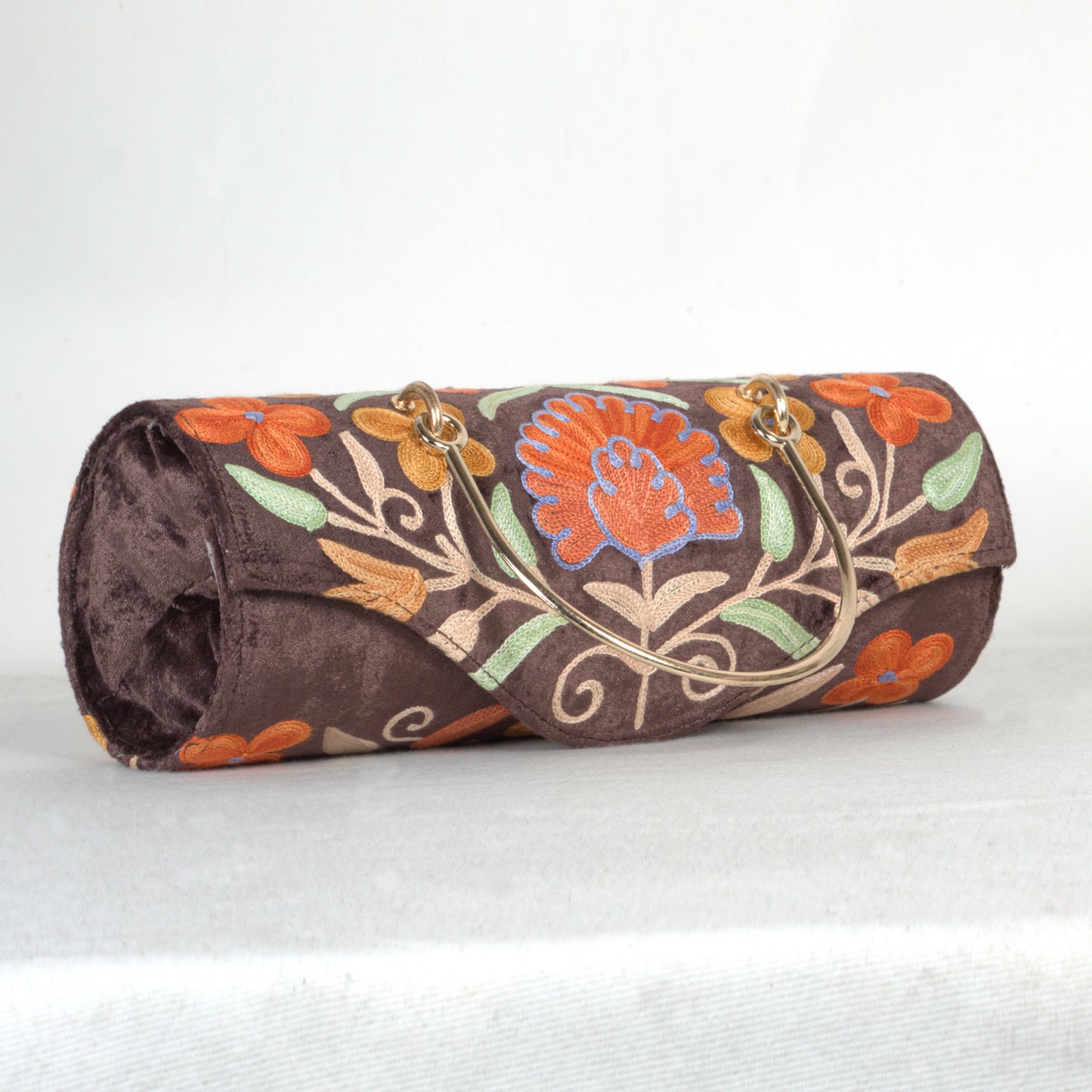 Kashmiri Artisan Mini Duffle Bag – Compact, Versatile, and Beautifully Designed