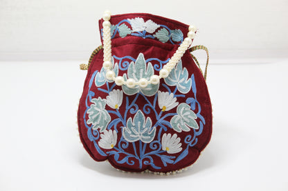 Woven Potlis: Handmade Embroidered Potli