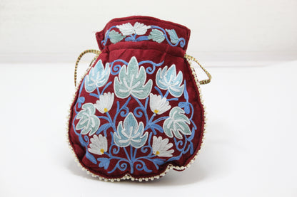 Woven Potlis: Handmade Embroidered Potli