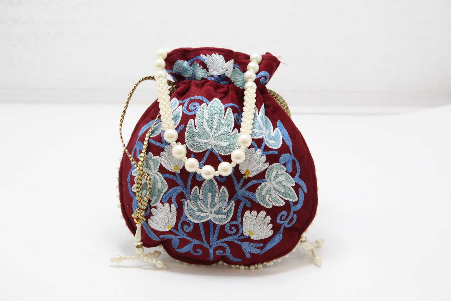 Woven Potlis: Handmade Embroidered Potli