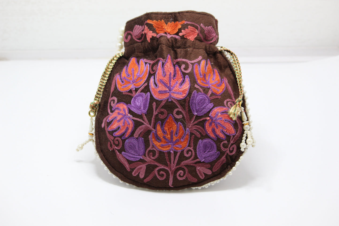 Potli Radiance: Handmade Embroidered Potli