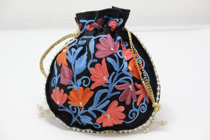 Stitched Envy: Handmade Embroidered Potli