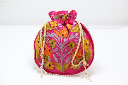 Graceful Glam: Handmade Embroidered Potli