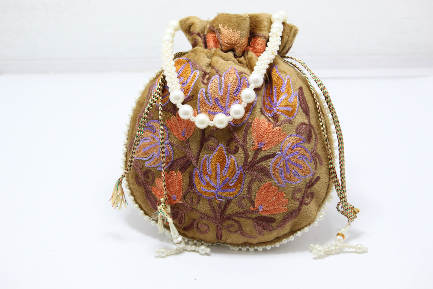 Bella: Handmade Embroidered Potli