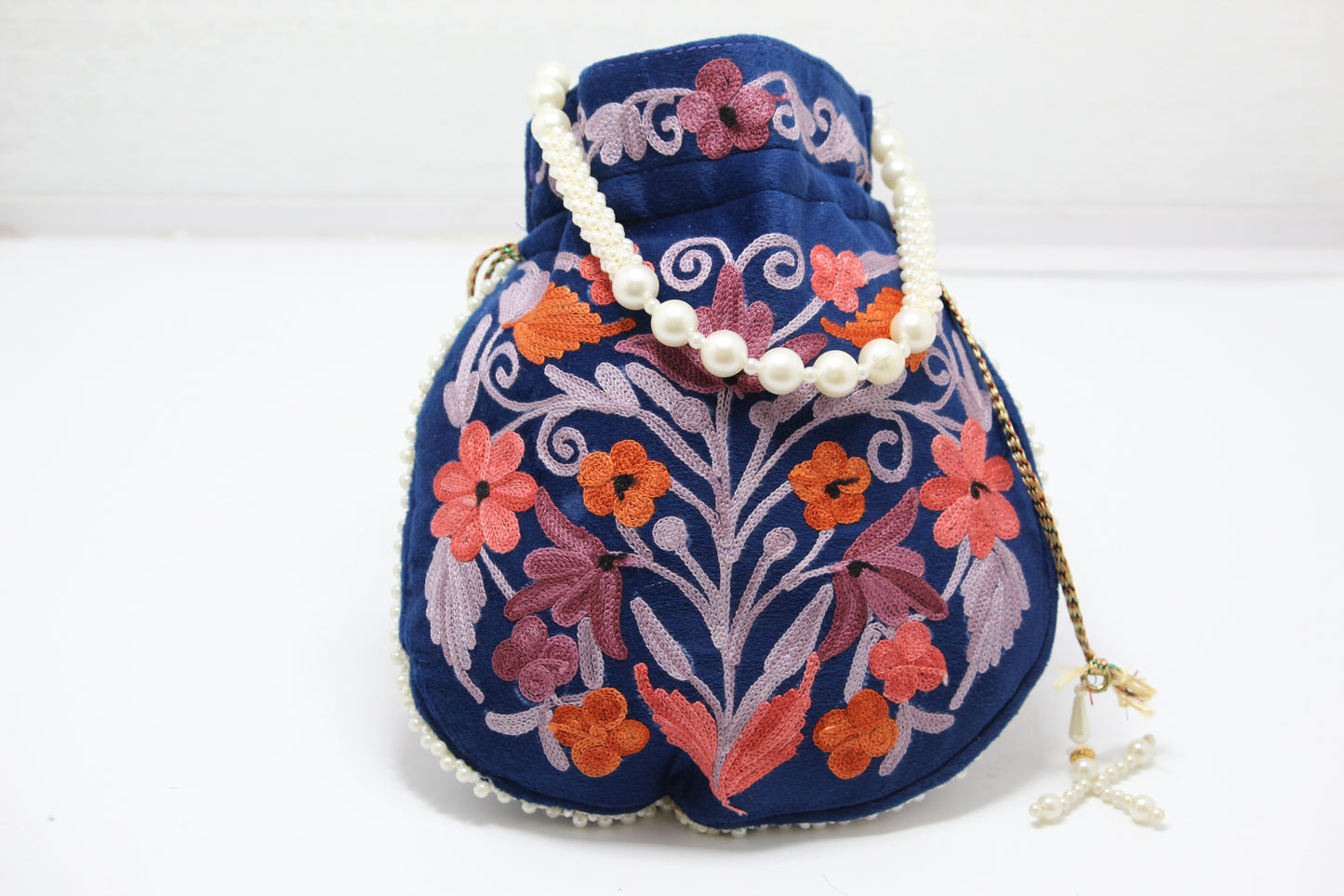 Chic Carry: Handmade Embroidered Potli